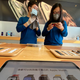 Workers at an Apple store in Beijing on Feb. 19, 2020.
